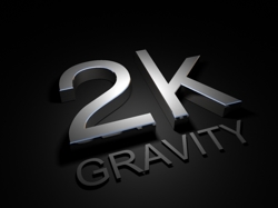 This 3D logo was created for 2k Gravity a gamer.