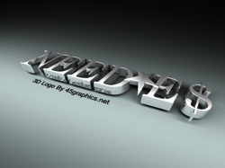 3d logo design for needoes