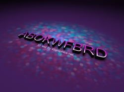 3d text for ABOKWFBRD