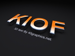 3d text for kiof