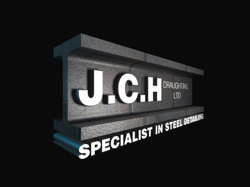 J.C.H draughting LTD, specialist in steel detailing 3d logo design.
