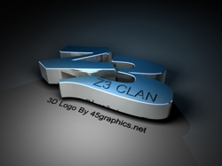 3d logo for z3 clan