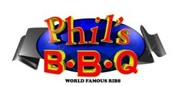 3d logo created for phills bbq. (san diego,  ca)