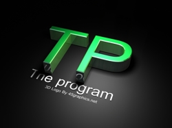 3d logo for tp (The Program)