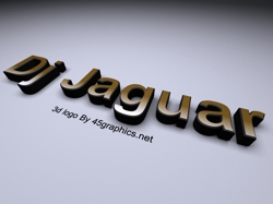 3d text for Dj jaguar