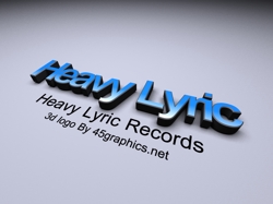 3d text for heavy lyric records.