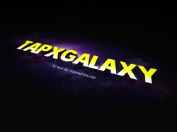 3d logo for tapXgalaxy
