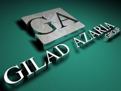 G.A Gilad Azaria group 3d logo design. New York.