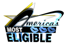 3d logo design for Americas Most Eligible.
