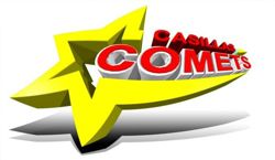 Comets logo  created for a school banner. (Chula Vista, CA)