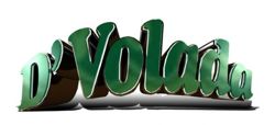 current logo created to 3D logo for d'volada.