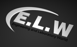 E.L.W laboratory 3d logo design for company in Middle east.