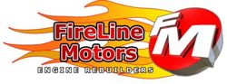 3d logo design for fireline motors in san diego california. extra: 3d logo used for business cards, banners and newspaper ads.