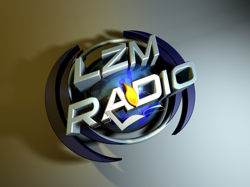 LZM radio Miami Florida logo in 3D.
