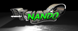 www.sonidonando.com 3d logo created for wordpress web page. Dj Namdo uses logo on business cards and other promotional material.