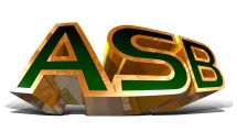 3d logo created for asb.